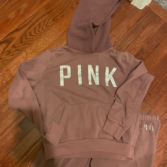 PINK Victoria's Secret Jackets & Blazers - VICTORIAS SECRET PINK mauve set